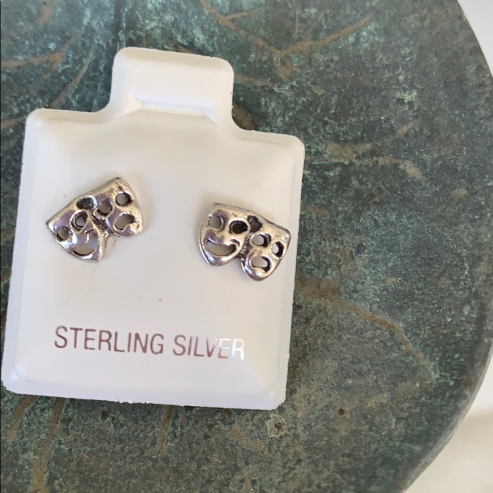 Sterling Silver Studs two Faces
